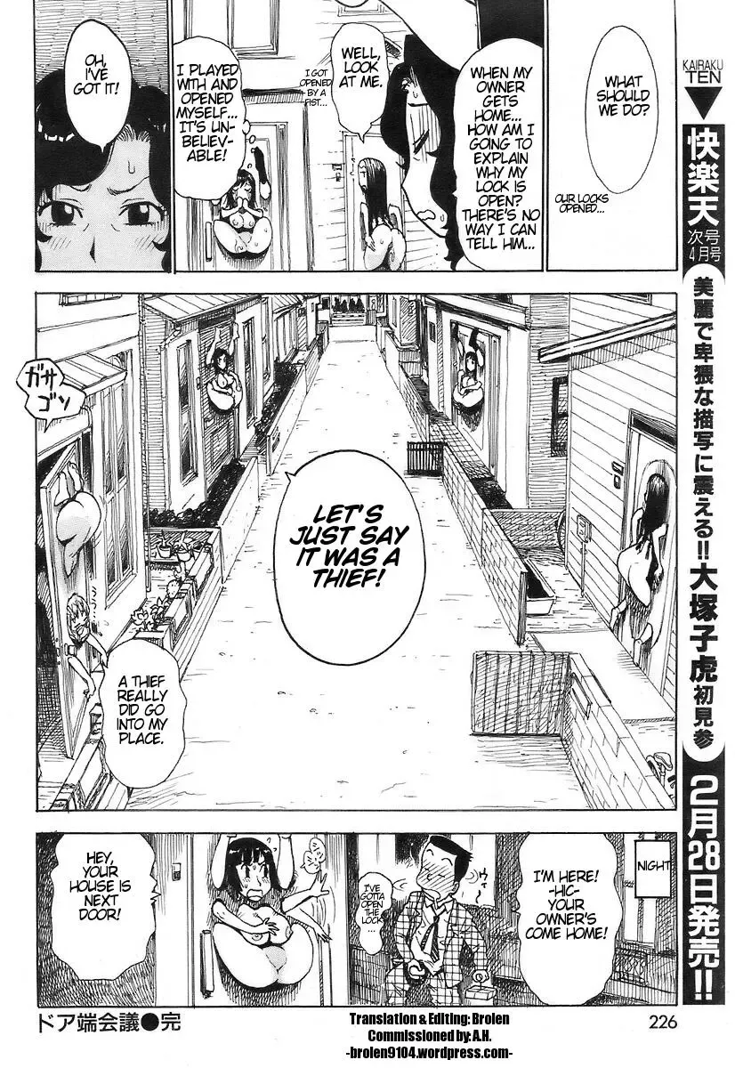 [Karma Tatsurou] Doabata Kaigi | Open the Leg or Door Fhentai - Page 16
