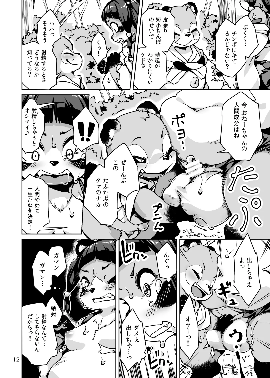 [Hansharu - Oseron] Taima Miko Rinka Tanuki Hen Fhentai - Page 12