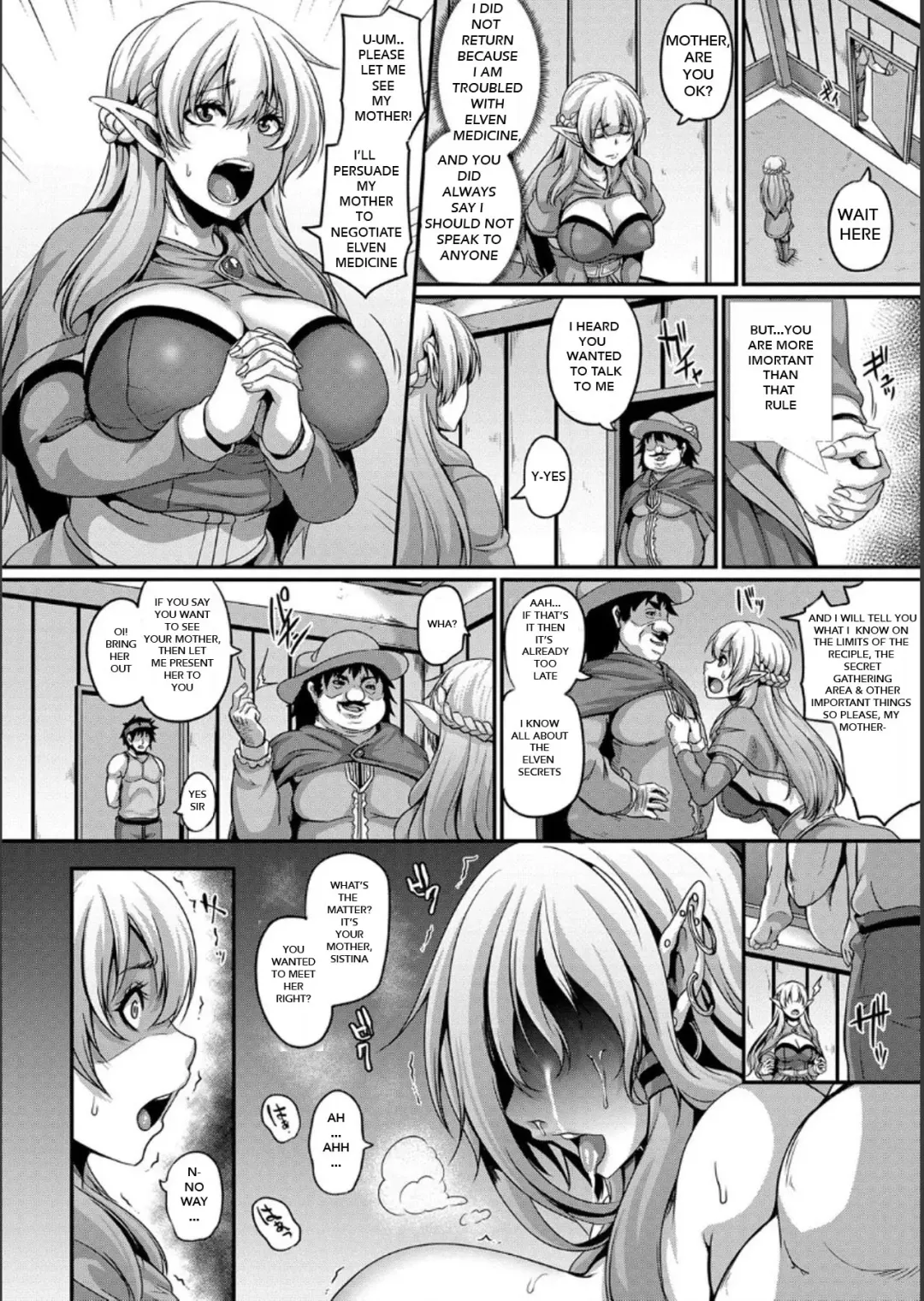 [Kazuhiro] Toraware no Elf Oyako | Captured Elf Mother & Daughter Fhentai - Page 7