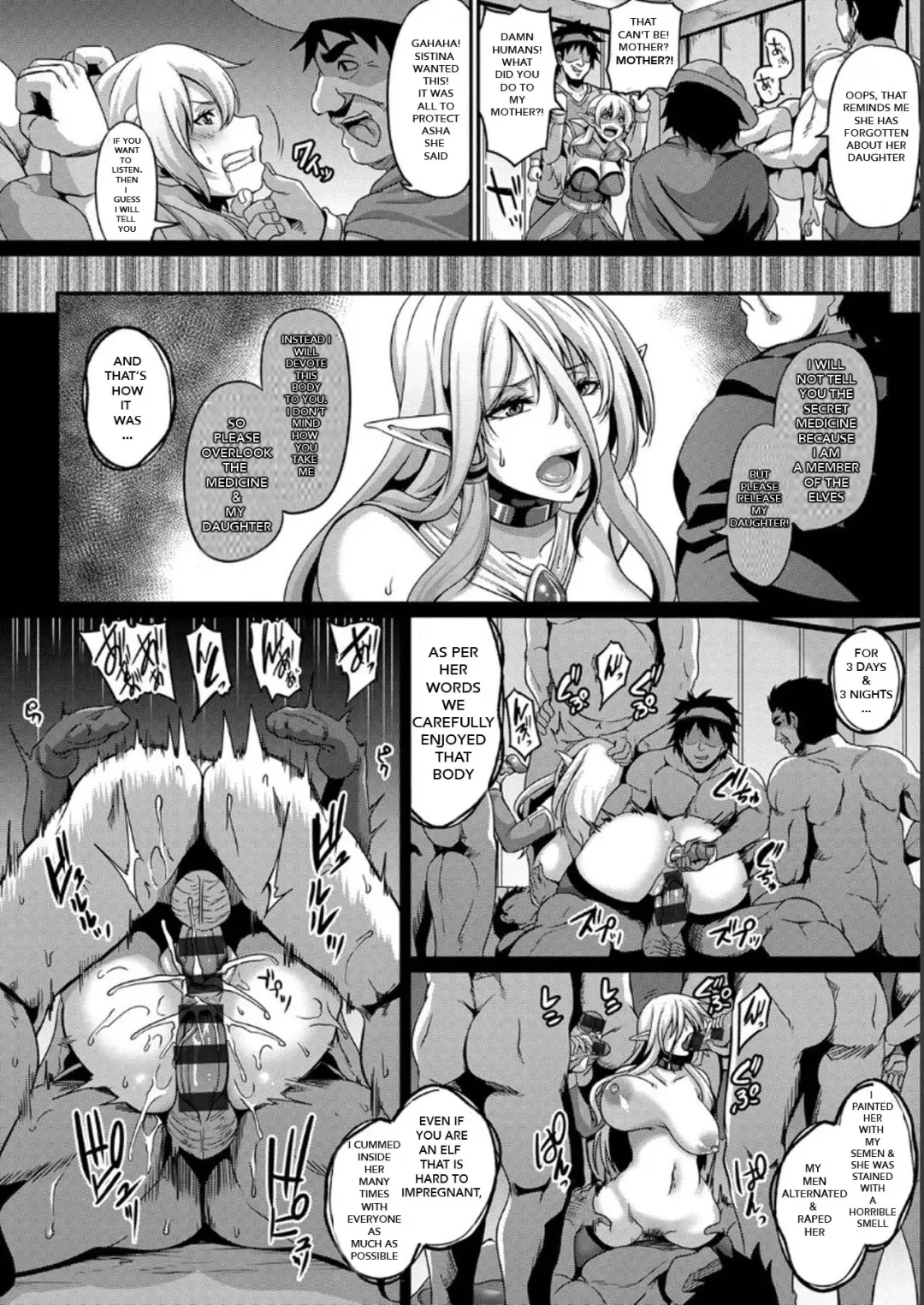 [Kazuhiro] Toraware no Elf Oyako | Captured Elf Mother & Daughter Fhentai - Page 9
