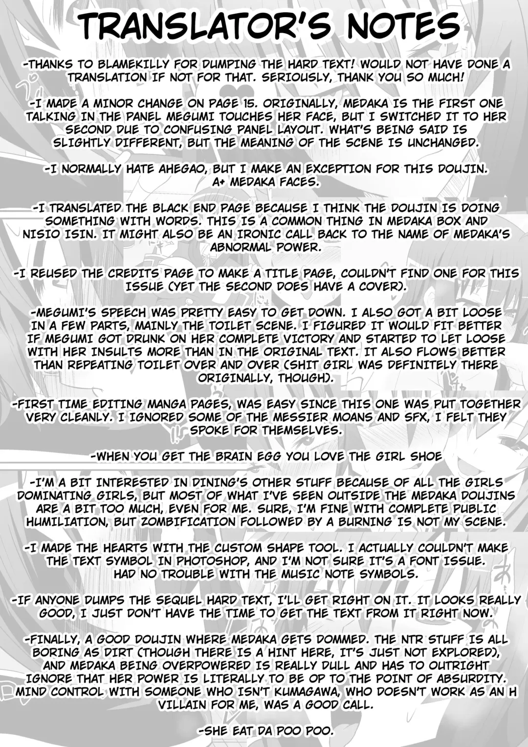 [Dining] Medaka The End Fhentai - Page 2