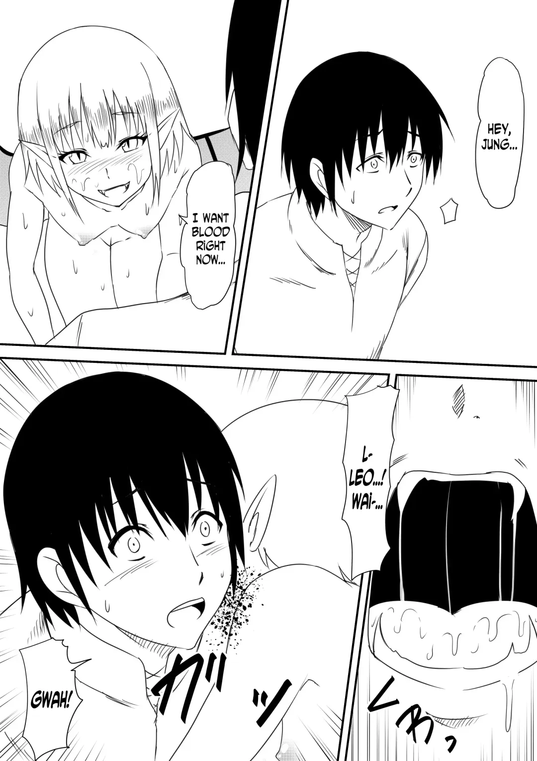 Kyuuketsuki ni Okasaremakutta Konyakusha ga Ageku ni Jishin mo Kyuuketsuki-ka Shite Semeru Gawa ni Naru Hanashi Fhentai - Page 37