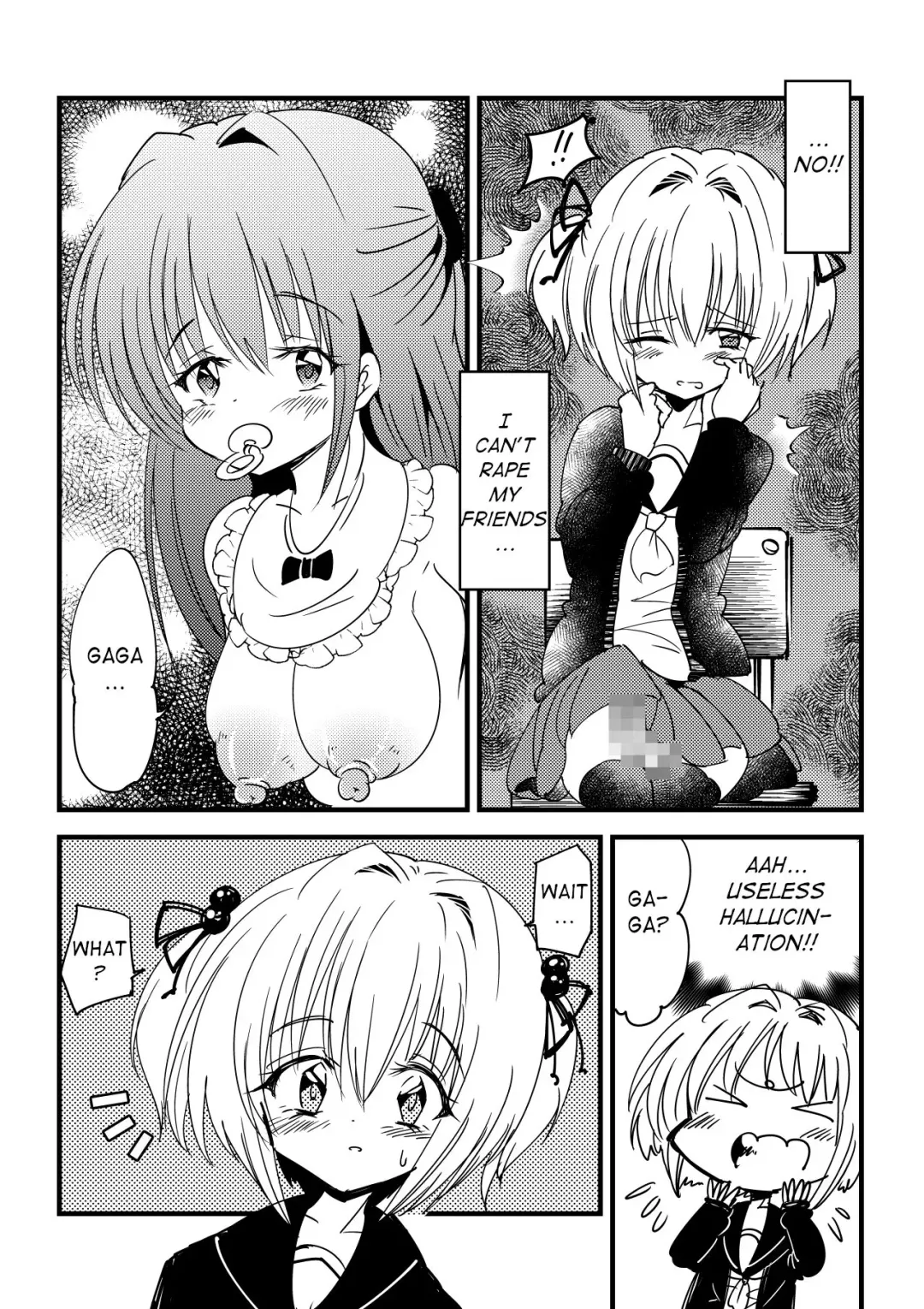 Kansen Sennou Futanari Akachan | Brainwash Infected Futanari Babies Fhentai - Page 4