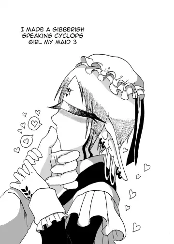 [Barakey] Mikai no Chi de Hirotta Nazo Gengo Tangan-chan o Maid to Shite Yatotte Icha Love suru Hon 3 Fhentai - Page 2