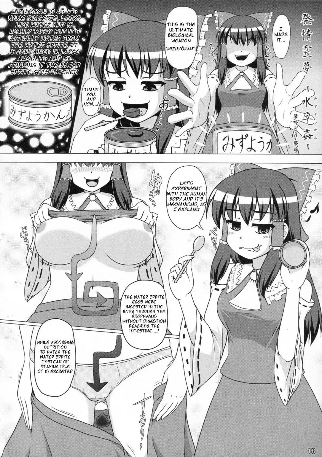 [Kingindou Yumeji] Hatsujou Reimu ~Mizuyoukan~ Fhentai - Page 2