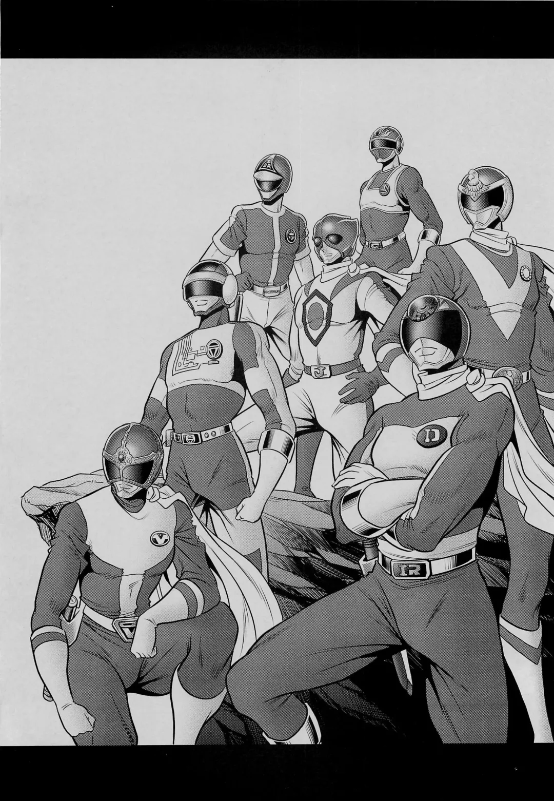 [Horikawa Gorou] <<Tokusatsu>> Superheroine Sentai 80's Fhentai - Page 3