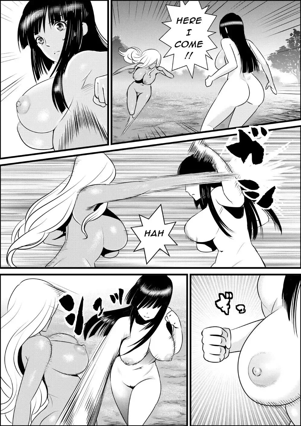 [Yamakumo] Zenra de Battle Manga | Naked Battle Manga Fhentai - Page 3