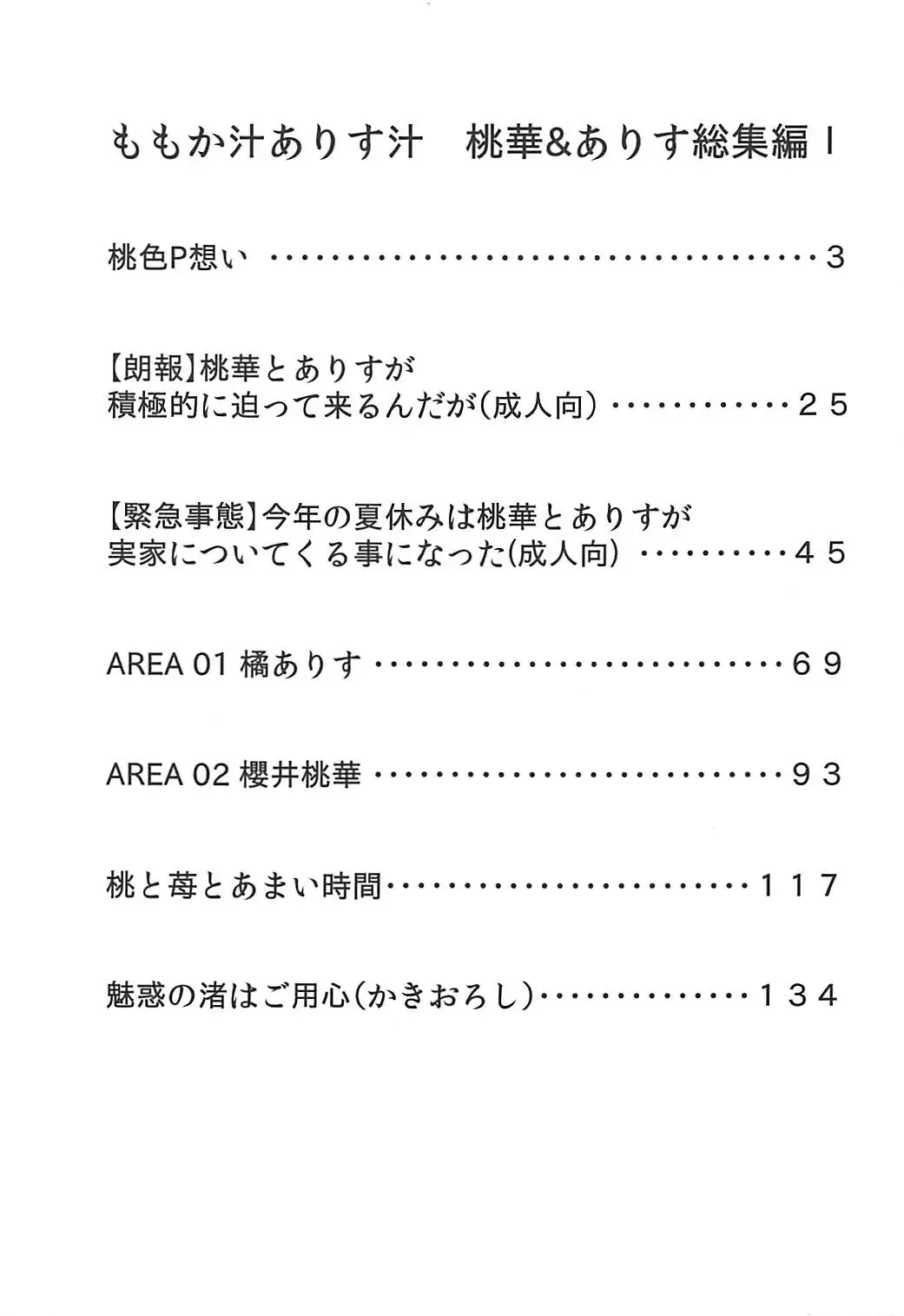 [Syouwaru] Momokajiru Arisujiru Momoka & Arisu Soushuuhen I Fhentai - Page 2