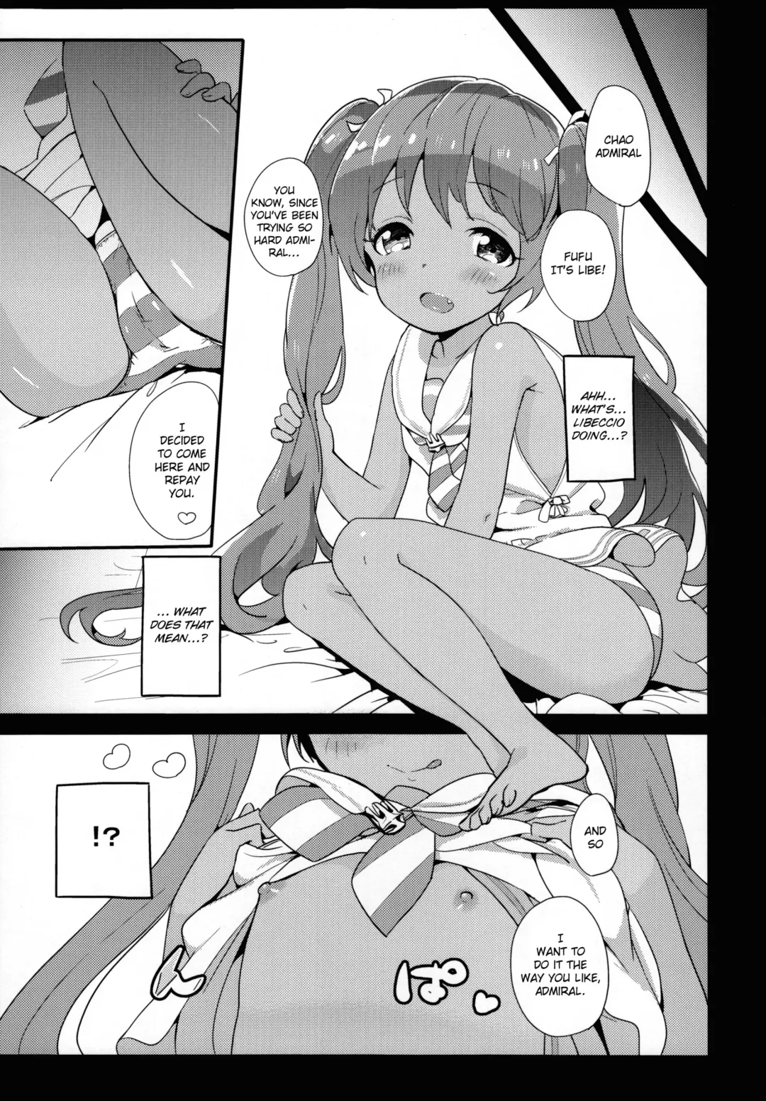 [Bitou] Libeccio no Momojiri Dolce | Libeccio's Peach Shaped Butt Fhentai - Page 3