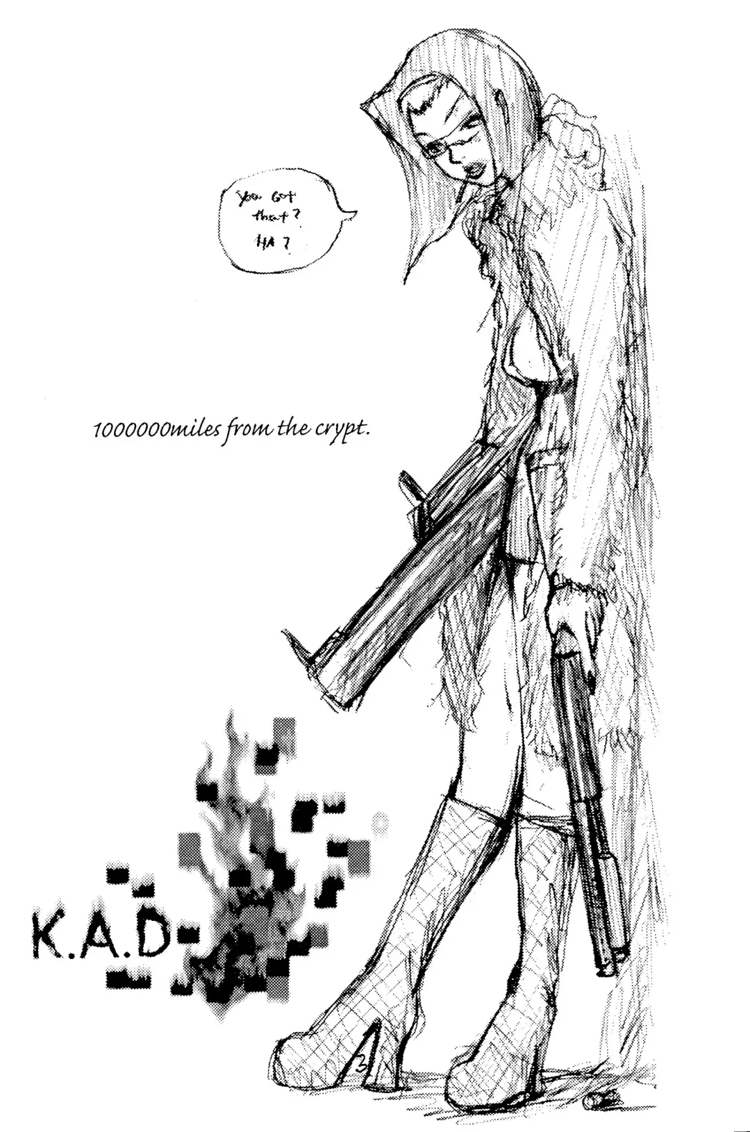 [Rocket Okaboshi] 1000000 Miles From The Crypt Fhentai - Page 4