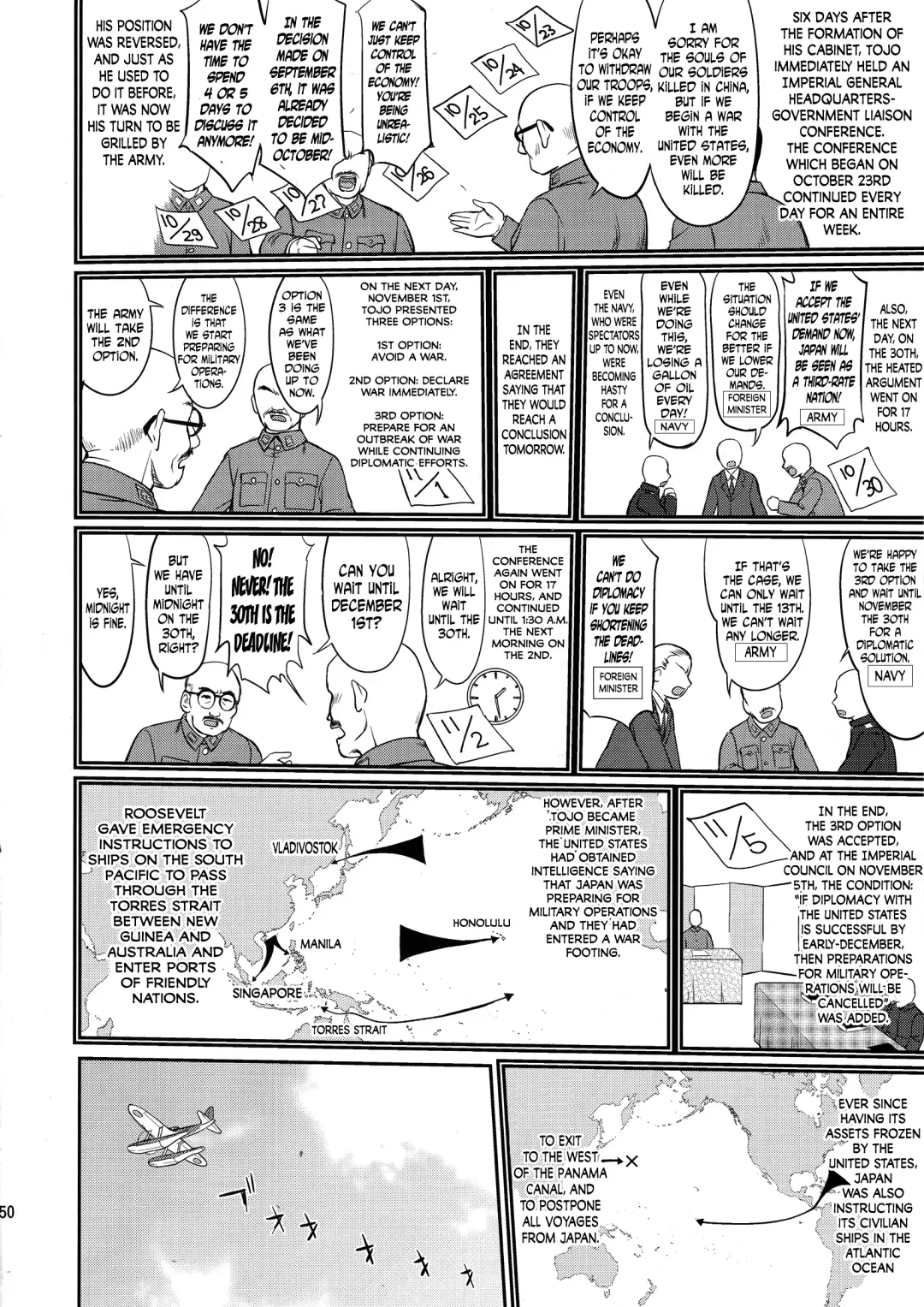 [Tk] Teitoku no Ketsudan: Showa 16-nen no Haisen | Admiral's Decision: The Defeat of Showa-16 Fhentai - Page 49