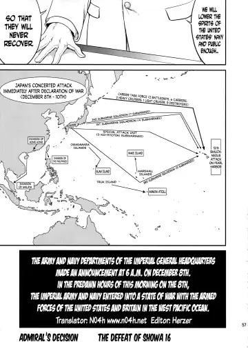 [Tk] Teitoku no Ketsudan: Showa 16-nen no Haisen | Admiral's Decision: The Defeat of Showa-16 Fhentai - Page 56