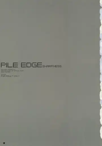 [Onigirikun] PILE EDGE SHARPNESS Fhentai - Page 2