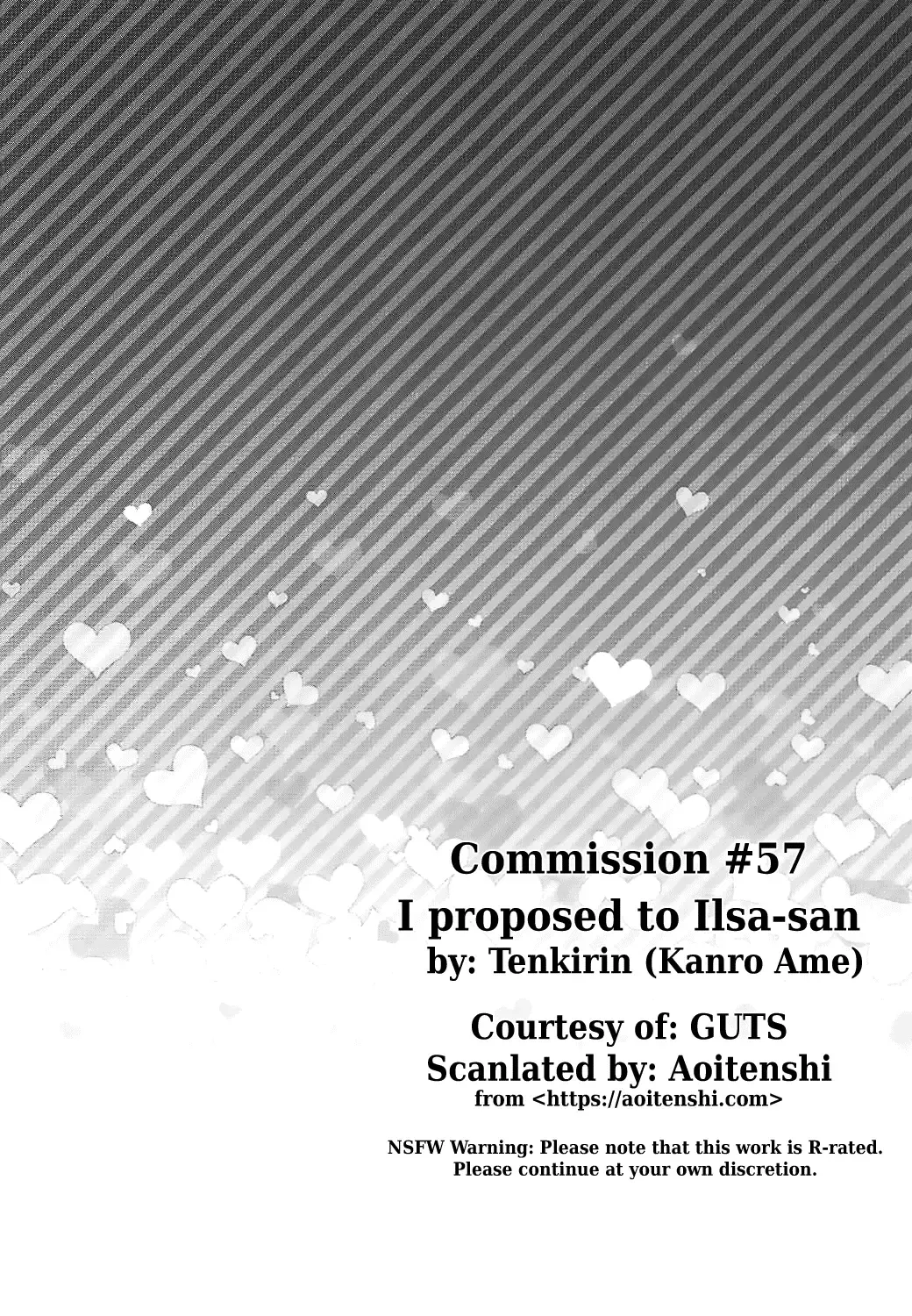 [Kanroame] Ilsa-san ni Propose Shimashita | I Proposed to Ilsa-san Fhentai - Page 3