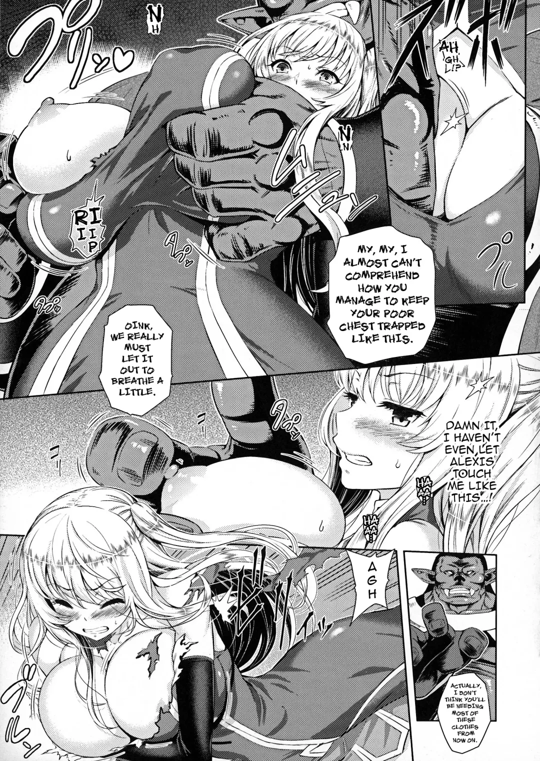 [Yamada Gogogo] ERONA Orc no Inmon ni Okasareta Onna Kishi no Matsuro | Erona ~The Fall of a Beautiful Knight Cursed with the Lewd Mark of an Orc~ Ch. 1-3 (decensored) Fhentai - Page 12