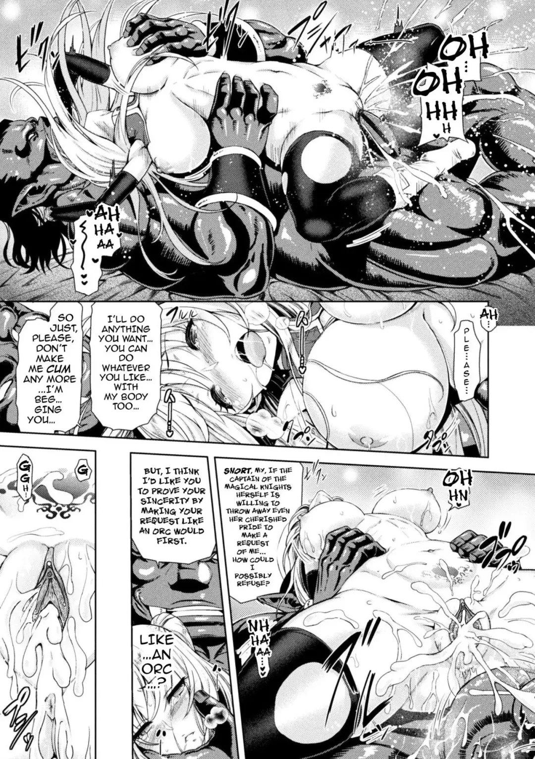 [Yamada Gogogo] ERONA Orc no Inmon ni Okasareta Onna Kishi no Matsuro | Erona ~The Fall of a Beautiful Knight Cursed with the Lewd Mark of an Orc~ Ch. 1-3 (decensored) Fhentai - Page 49