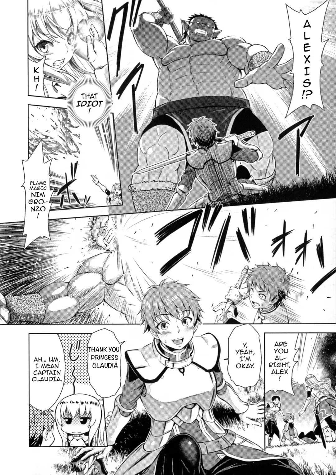 [Yamada Gogogo] ERONA Orc no Inmon ni Okasareta Onna Kishi no Matsuro | Erona ~The Fall of a Beautiful Knight Cursed with the Lewd Mark of an Orc~ Ch. 1-3 (decensored) Fhentai - Page 5