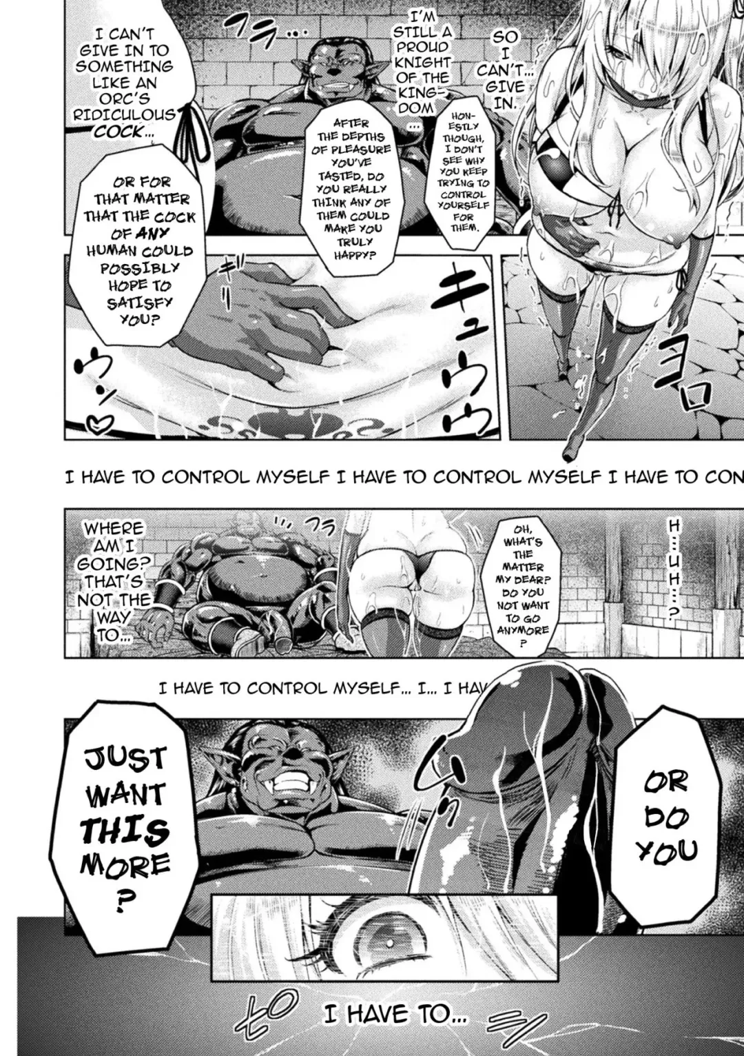 [Yamada Gogogo] ERONA Orc no Inmon ni Okasareta Onna Kishi no Matsuro | Erona ~The Fall of a Beautiful Knight Cursed with the Lewd Mark of an Orc~ Ch. 1-3 (decensored) Fhentai - Page 61