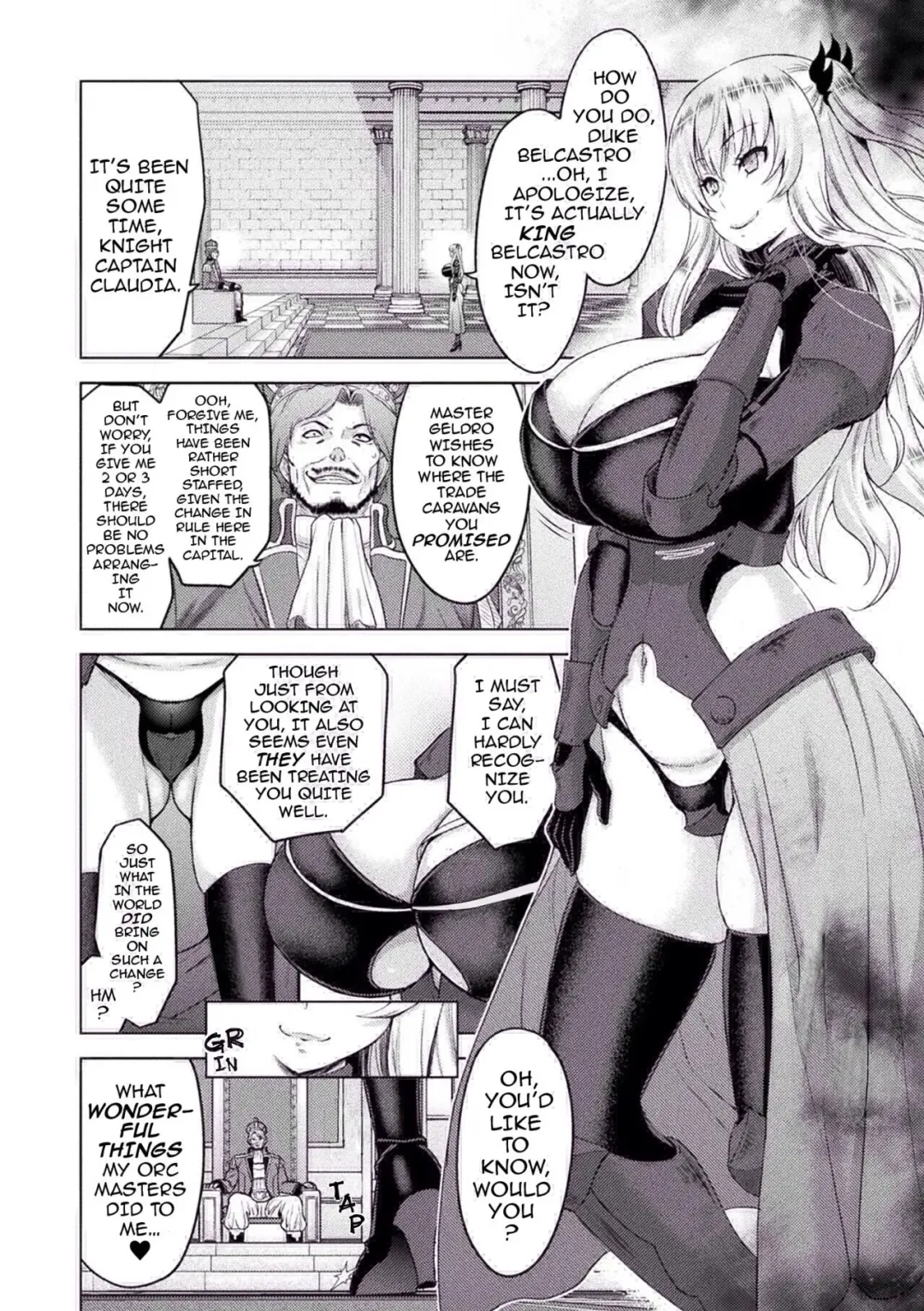 [Yamada Gogogo] ERONA Orc no Inmon ni Okasareta Onna Kishi no Matsuro | Erona ~The Fall of a Beautiful Knight Cursed with the Lewd Mark of an Orc~ Ch. 1-3 (decensored) Fhentai - Page 87