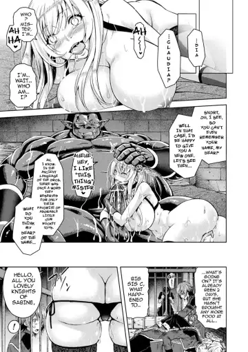 [Yamada Gogogo] ERONA Orc no Inmon ni Okasareta Onna Kishi no Matsuro | Erona ~The Fall of a Beautiful Knight Cursed with the Lewd Mark of an Orc~ Ch. 1-3 (decensored) Fhentai - Page 76