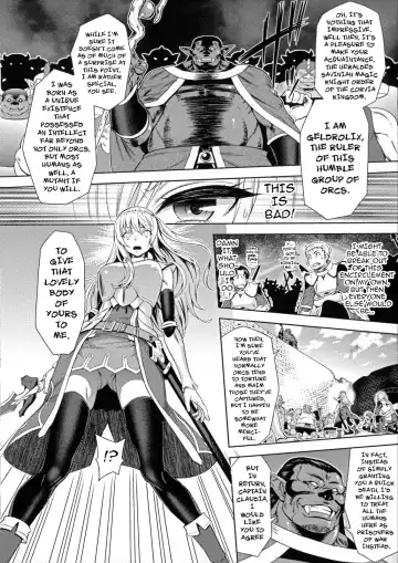 [Yamada Gogogo] ERONA Orc no Inmon ni Okasareta Onna Kishi no Matsuro | Erona ~The Fall of a Beautiful Knight Cursed with the Lewd Mark of an Orc~ Ch. 1-3 (decensored) Fhentai - Page 9