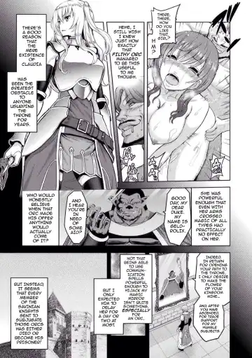 [Yamada Gogogo] ERONA Orc no Inmon ni Okasareta Onna Kishi no Matsuro | Erona ~The Fall of a Beautiful Knight Cursed with the Lewd Mark of an Orc~ Ch. 1-3 (decensored) Fhentai - Page 94