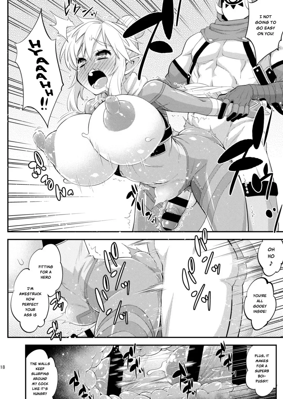 [Katou Jun] Ibuki no Yuusha Kyousei Kyonyuuka Kikiippatsu! | Breath of the Hero : Crisis of the Forced Huge Breast Growth! Fhentai - Page 16
