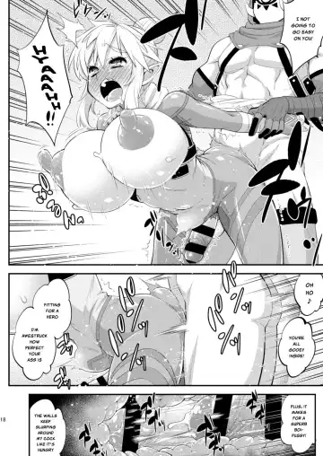 [Katou Jun] Ibuki no Yuusha Kyousei Kyonyuuka Kikiippatsu! | Breath of the Hero : Crisis of the Forced Huge Breast Growth! Fhentai - Page 16