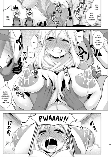 [Katou Jun] Ibuki no Yuusha Kyousei Kyonyuuka Kikiippatsu! | Breath of the Hero : Crisis of the Forced Huge Breast Growth! Fhentai - Page 19