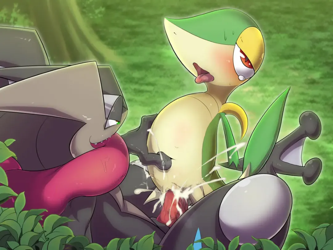 [Kikunyi] 【弱肉強姦】メガルカリオ、ツタージャ、オンバーン Fhentai - Page 4