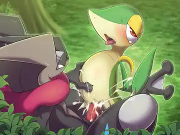 [Kikunyi] 【弱肉強姦】メガルカリオ、ツタージャ、オンバーン Fhentai - Page 4