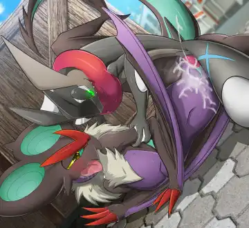 [Kikunyi] 【弱肉強姦】メガルカリオ、ツタージャ、オンバーン Fhentai - Page 5