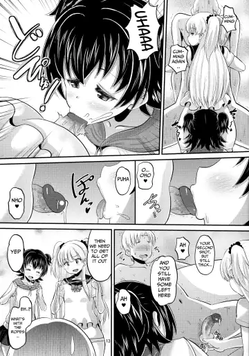 [Norakuro Nero] Rika to Miria ni Shiboritorareru Hon (decensored) Fhentai - Page 12