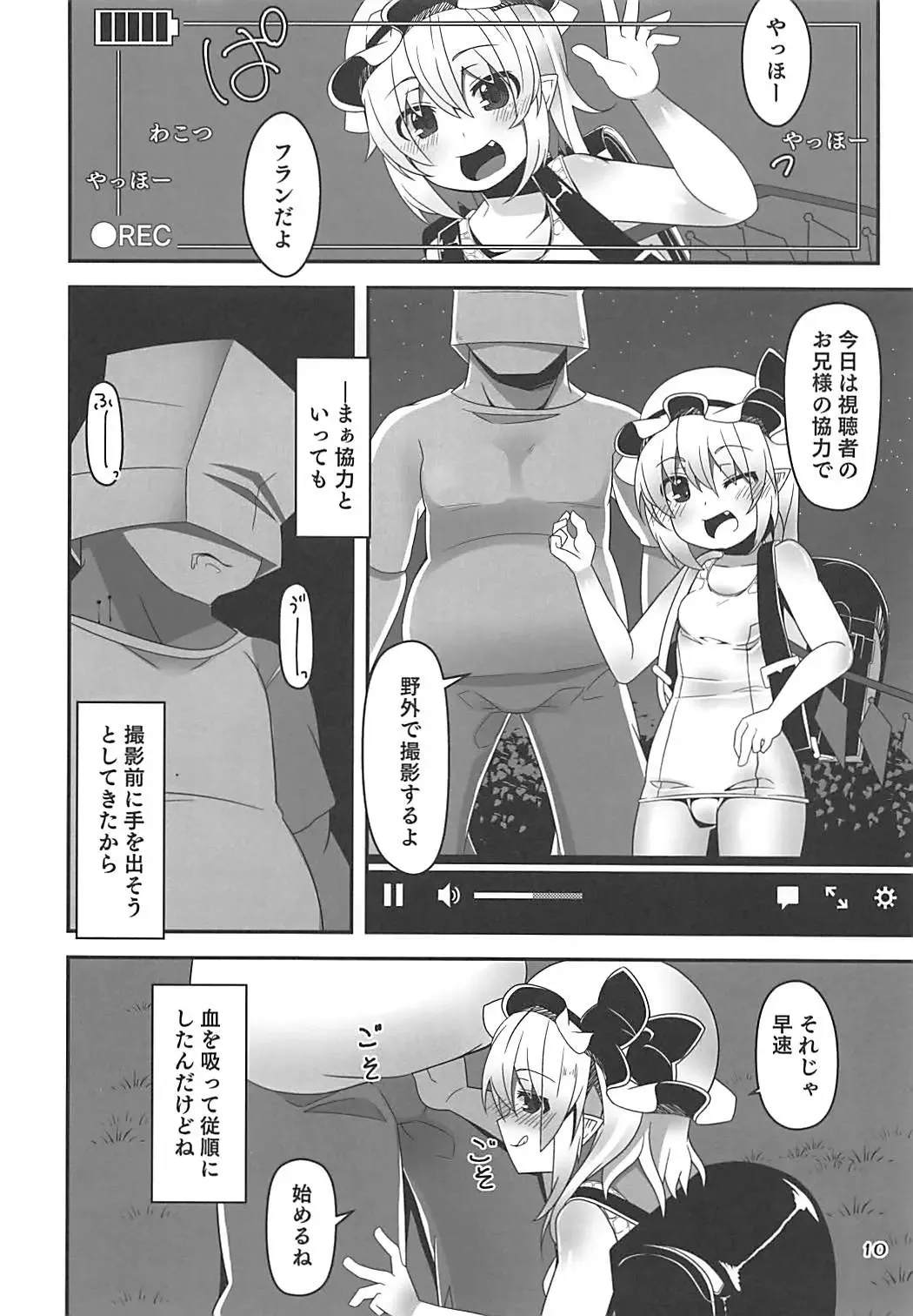 [Land Sale] Flan-chan no Loli Bitch Haishin Fhentai - Page 9