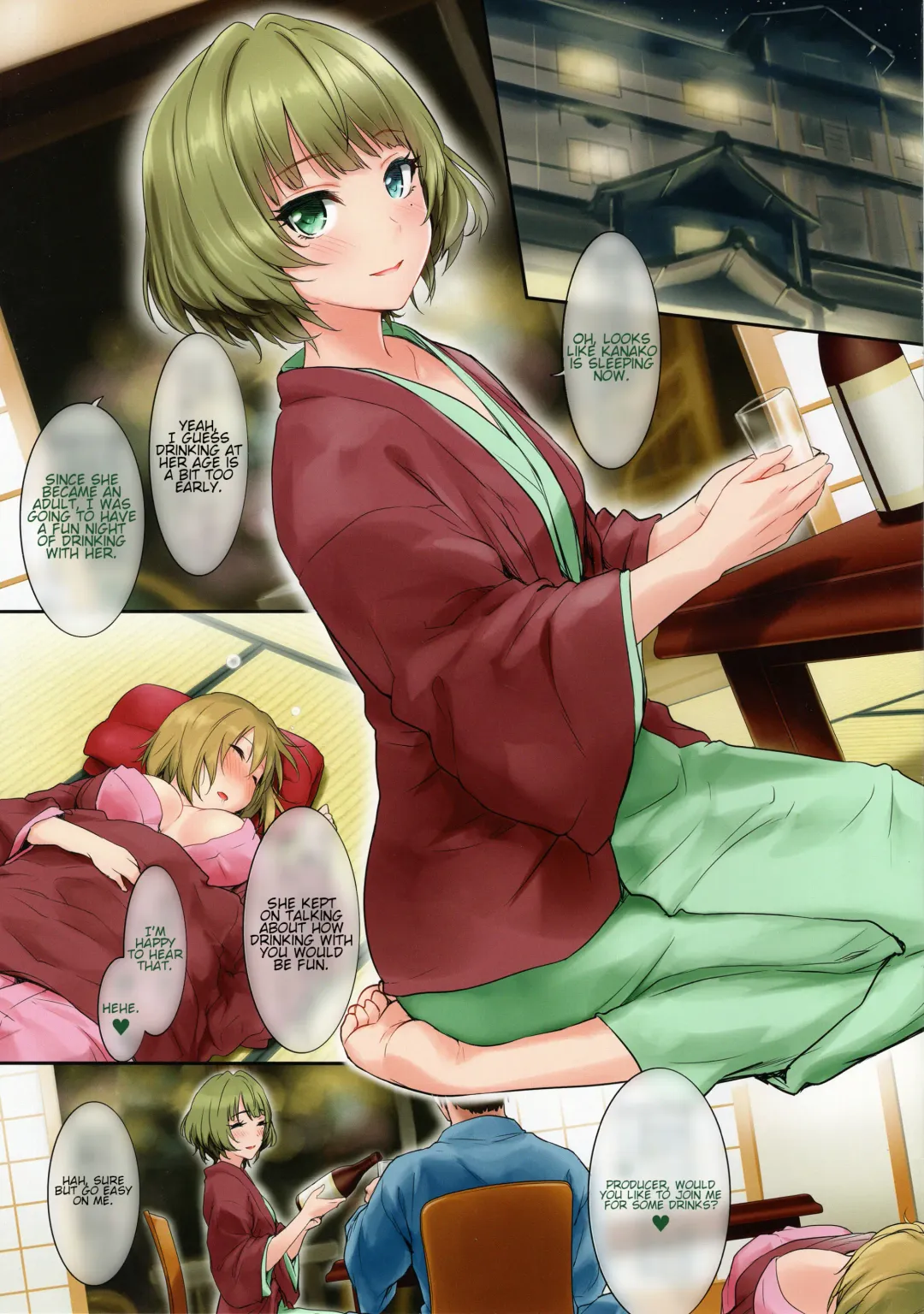 [Zanzi] Kanako Kaede no Onsen Burari H | Kanako and Kaede's Casual Hot Springs Sex Fhentai - Page 3