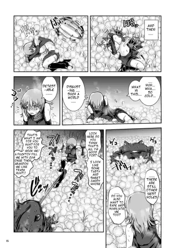 [Takaishi Fuu] Atsui Suana de Ase-Ippai no Kaeru Kan Fhentai - Page 15