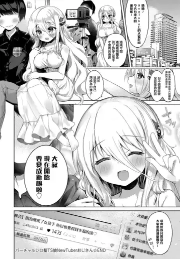[Kurimoti Tiduru] Virtual Shirokami TS Musume NewTuber Oji-san | Virtual White-haired Gender Bender Newtuber Oji-san Fhentai - Page 26