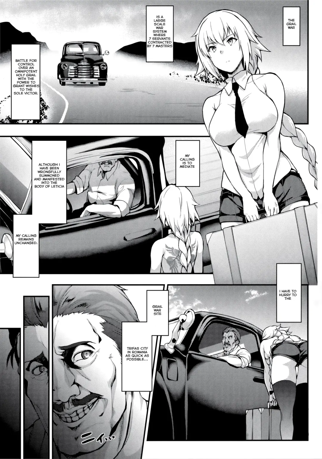 [Yozo] Kyousei Saimin Seijo Inwai Bitch Hike | The Saint Who Got Forcibly Hypnotised Into Bitchhiking Fhentai - Page 1