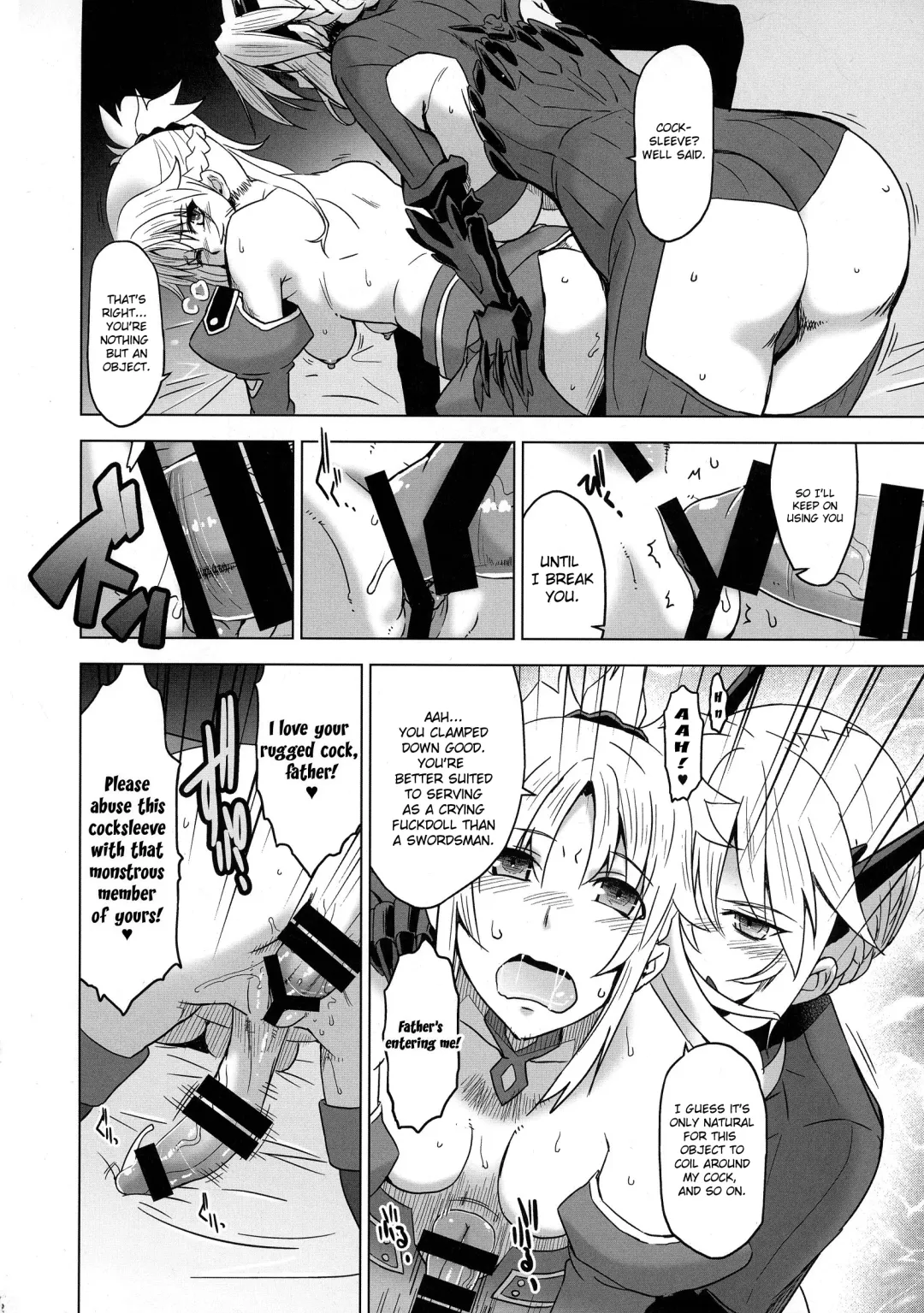 [Hg Chagawa] HGUC #09 Waga Uruwashiki Chichi e no xxx | HGUC# 09 xxx With My Beautiful Father ~ Clarente Blood Arthur Fhentai - Page 12