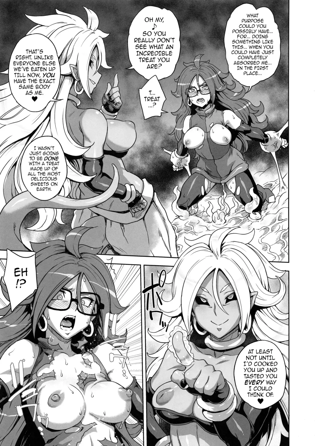 [Denki Shougun] 21-gou Kaizou Keikaku | Android 21's Remodeling Plan Fhentai - Page 12