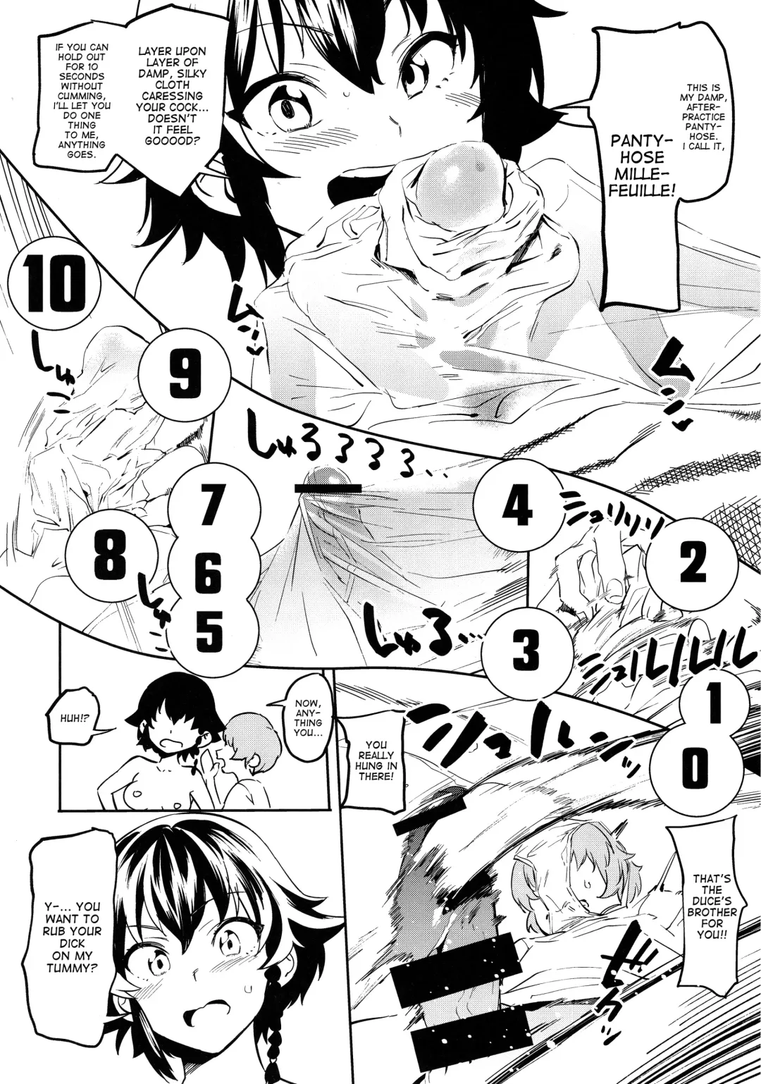 [Kito Sakeru] Anchovy Nee-san no Bouillon Panty Sakusen-ssu! Fhentai - Page 11