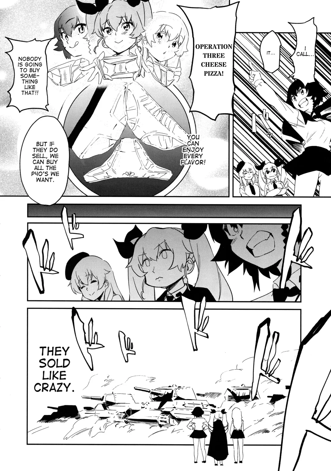 [Kito Sakeru] Anchovy Nee-san no Bouillon Panty Sakusen-ssu! Fhentai - Page 22