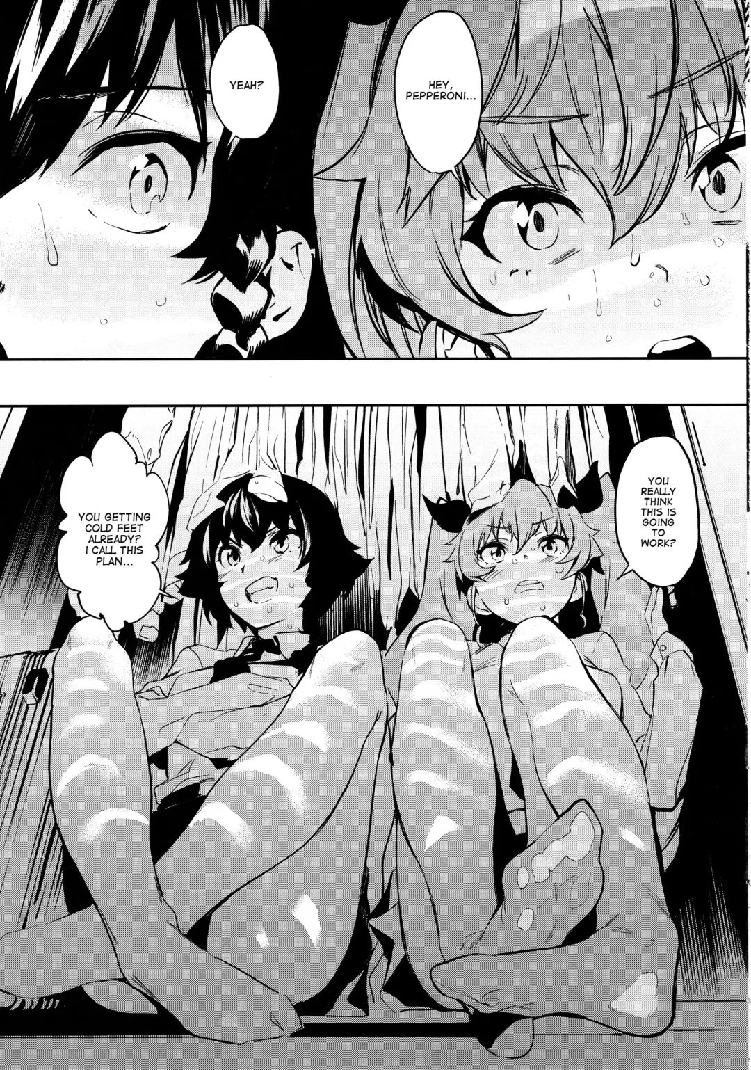 [Kito Sakeru] Anchovy Nee-san no Bouillon Panty Sakusen-ssu! Fhentai - Page 4
