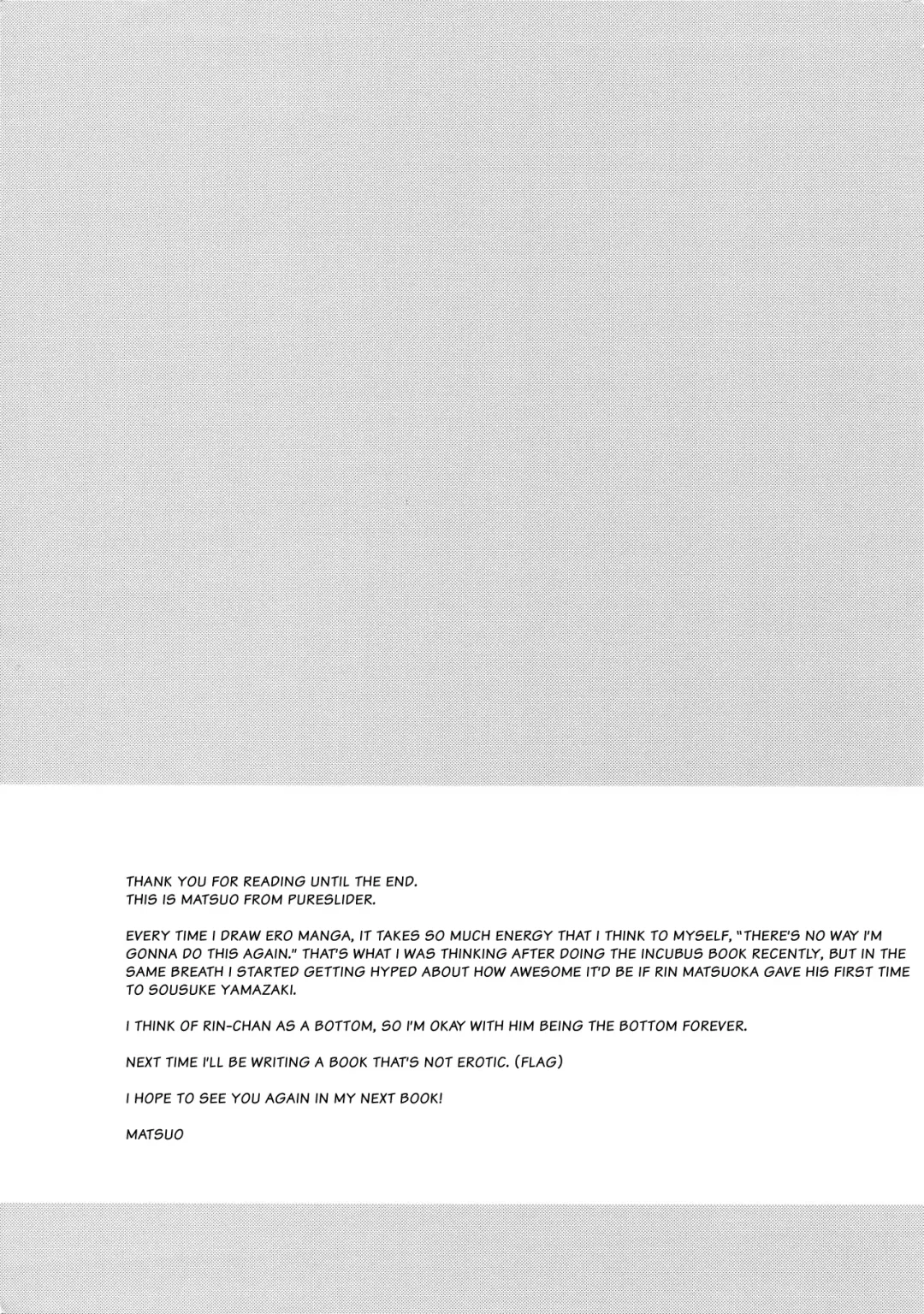 [Matsuo] Matsuoka Rin no Hajimete Zenbu. | Rin Matsuoka's First Everything Fhentai - Page 35