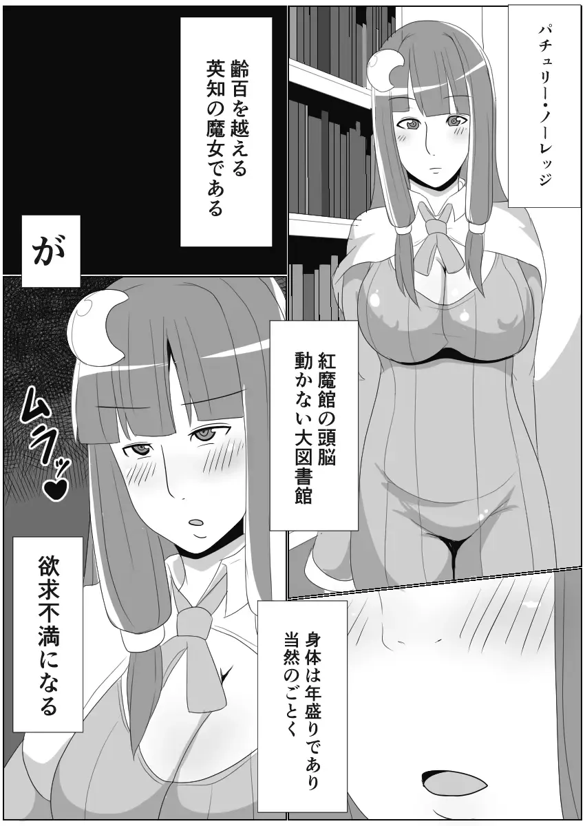 [Akikan] Yokkyuu Fuman na Patchouli-sama ga Onanie You ni Shoukan shita Inma ni Choukyou Sarechau Fhentai - Page 4
