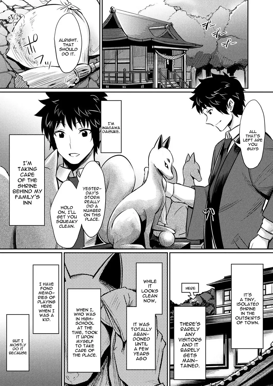 [Yasu] Kamisama Kara no Okurimono ~Kitsunekko Shimai to Kozukuri Ecchi~ Fhentai - Page 2