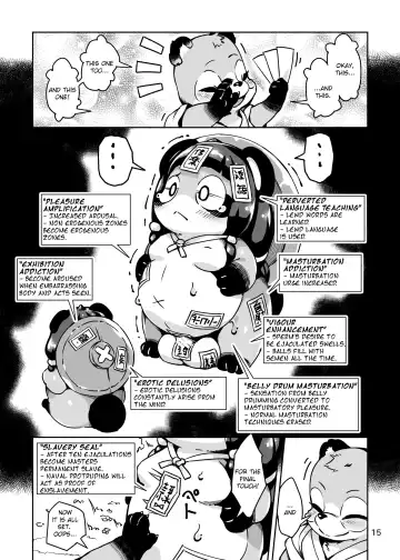 [Hansharu - Oseron] Taima Miko Rinka Tanuki Hen | Exorcist Shrine Maiden Rinka and the Strange Tanuki Fhentai - Page 15