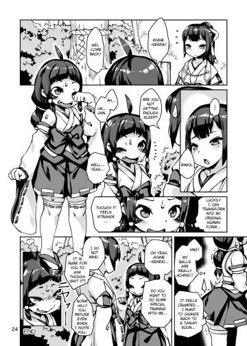 [Hansharu - Oseron] Taima Miko Rinka Tanuki Hen | Exorcist Shrine Maiden Rinka and the Strange Tanuki Fhentai - Page 24