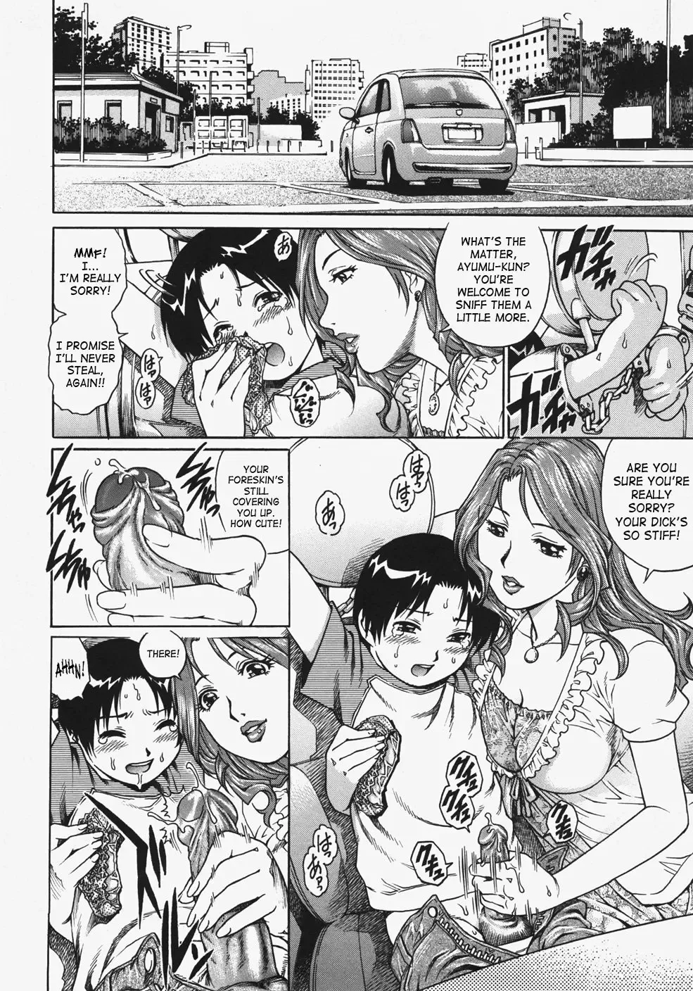 [Yanagawa Rio] Kinbaku Choukyou Shounen 4P Oyako Donburi!! |Bondage Training Boys 4P Mother Daughter Donburi!! Fhentai - Page 4