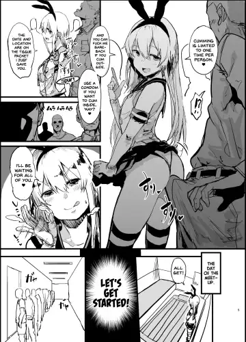 [Oosawara Sadao] Futokutei Tasuu no Otoko to Berochuu Sex Suru Shimakaze Netorase Bon | A Book Where Shimakaze Has Passionate Netorase Sex With a Large Number of Men Fhentai - Page 5